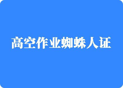 综合激情AV高空作业蜘蛛人证